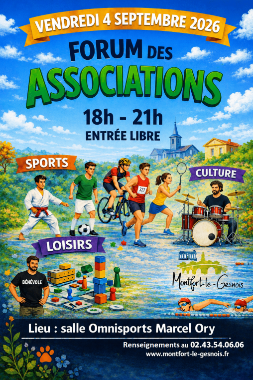 4 septembre 2026 - Forum des associations